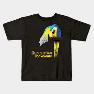 Show your love for wildlife Kids T-Shirt